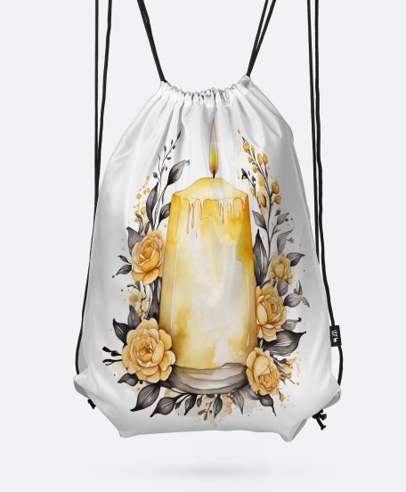 Рюкзак Свічка з квітами