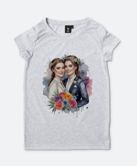 Жіноча футболка ЛГБТ Весілля