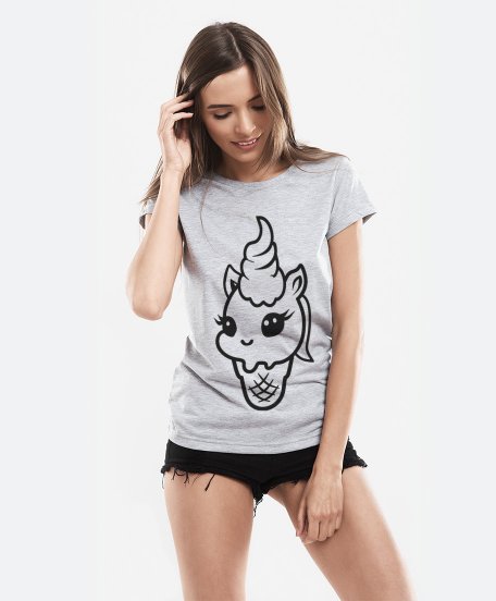 Жіноча футболка Морозиво-Єдиноріг