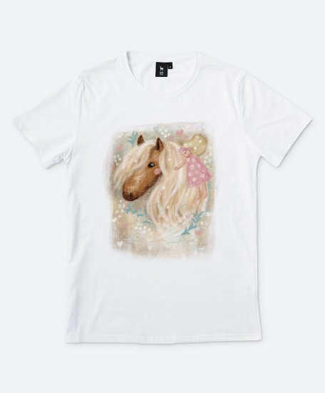 Чоловіча футболка Казкова конячка із дічинкою