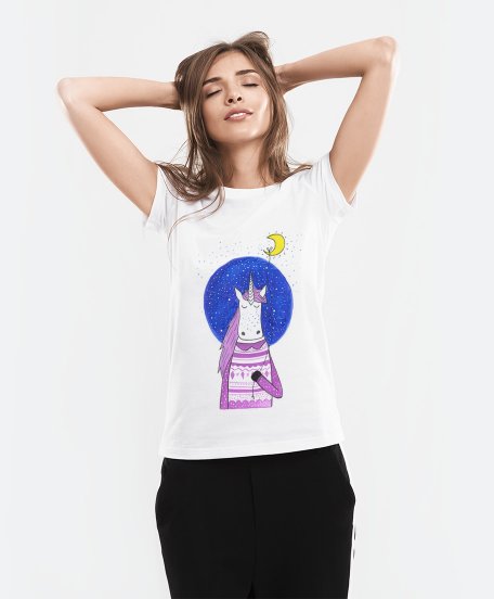 Жіноча футболка Єдіноріг із кулькою