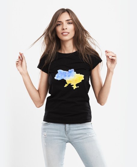 Жіноча футболка My home is Ukraine
