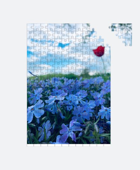 Пазл Блакитні квіти