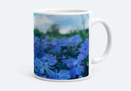 Чашка Блакитні квіти