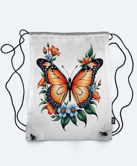 Рюкзак Метелик з квітами