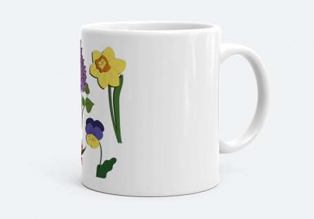 Чашка Весняні квіти