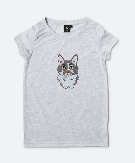 Жіноча футболка Cute kitten 