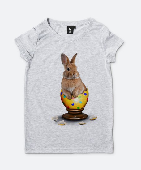 Жіноча футболка Пасхальний кролик_
