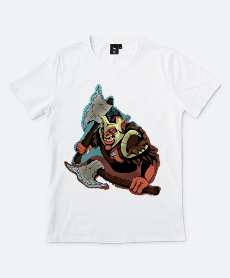 Чоловіча футболка Troll Warlord Dota 2