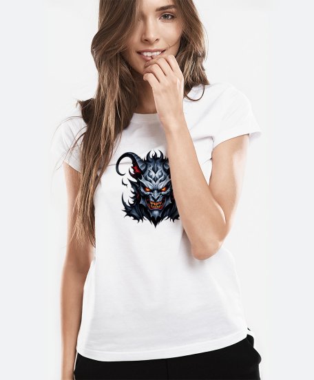 Жіноча футболка Трохи злий демон