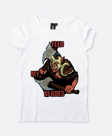 Жіноча футболка Troll Warlord "Feed my blades"