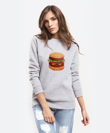 Жіночий світшот гамбургер