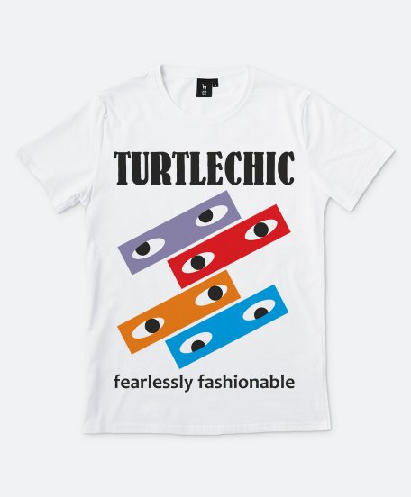 Чоловіча футболка TurtleChic: Безстрашно модний
