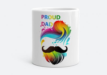 Чашка Proud Dad LGBT