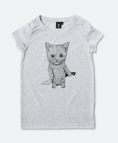Жіноча футболка CAT - CUT