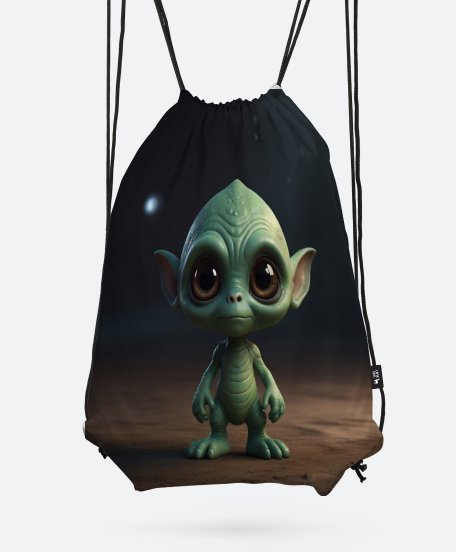 Рюкзак Маленький іншопланетянин із фоном
