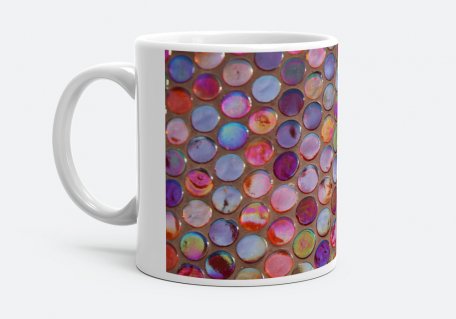 Чашка Разноцветная мозаика. Colorful mosaic