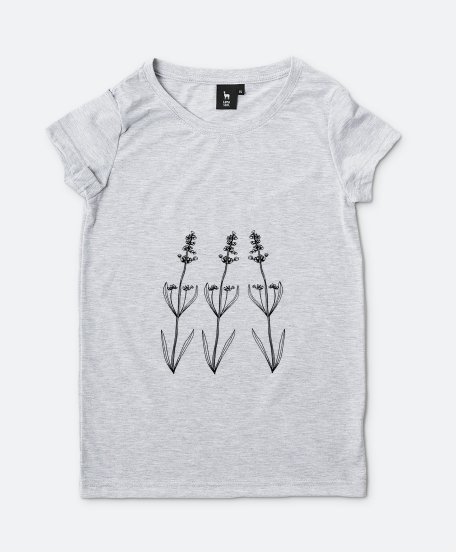 Жіноча футболка Веточки Лаванды