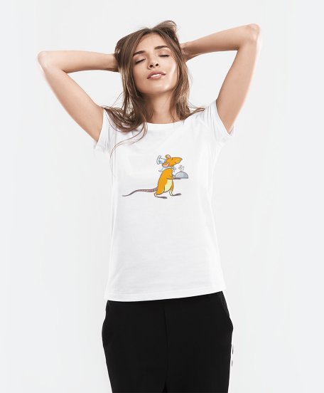Жіноча футболка Крысёнок-поваренок