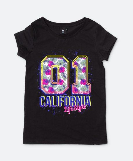 Жіноча футболка Калифорния 01