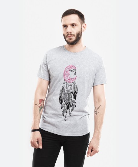 Чоловіча футболка Месяц с перьями