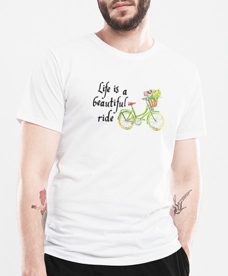 Чоловіча футболка Life is a beautifil ride
