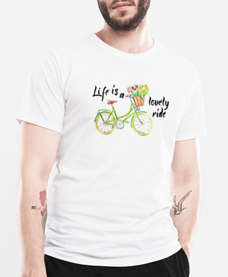 Чоловіча футболка Life is a lovely ride