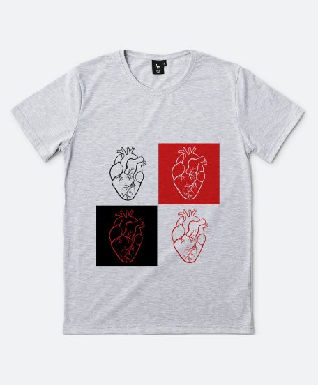 Чоловіча футболка Сердце