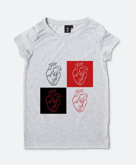 Жіноча футболка Сердце