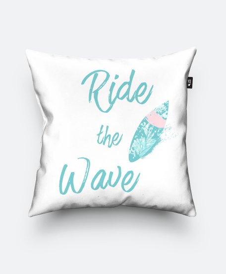 Подушка квадратна Ride the Wave