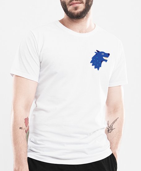 Чоловіча футболка Лютоволк - герб Старков