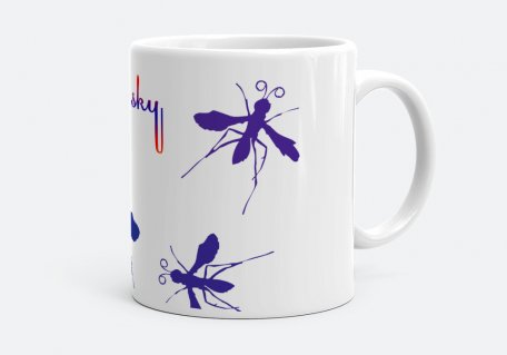 Чашка Летающие насекомые