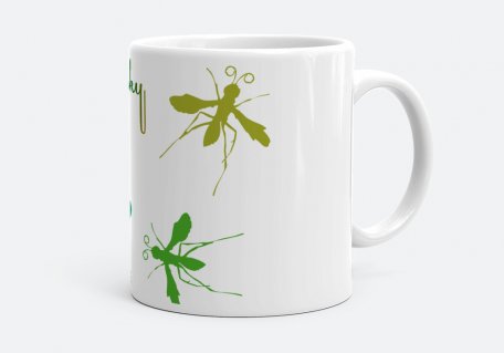 Чашка Летающие насекомые 2