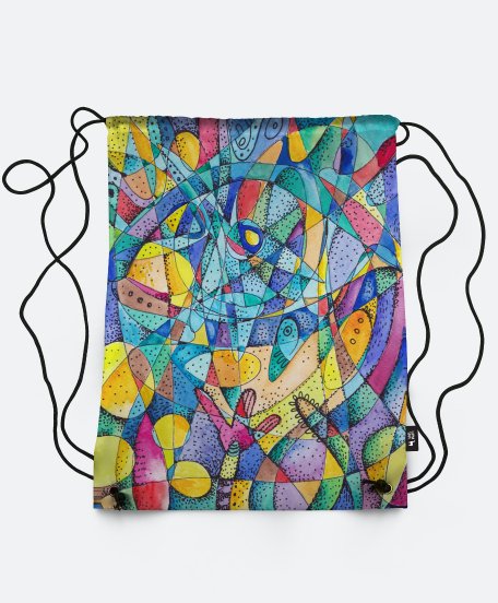 Рюкзак Цветная абстракция