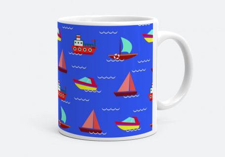 Чашка Кораблики