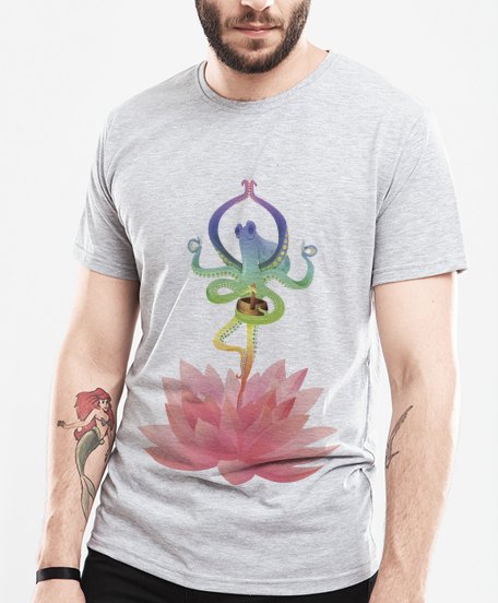 Чоловіча футболка Осьминог Джо йога