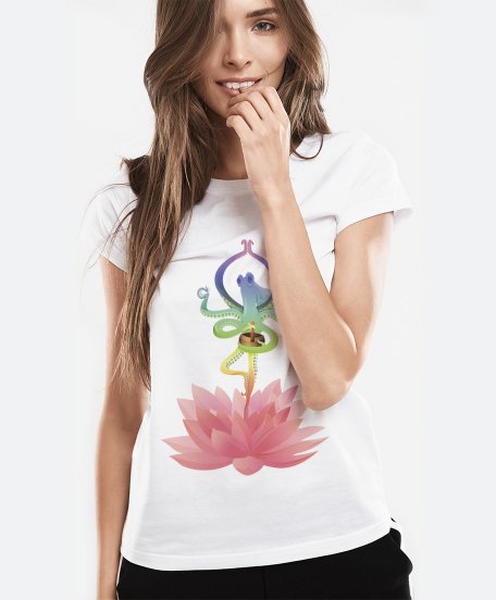 Жіноча футболка Осьминог Джо йога
