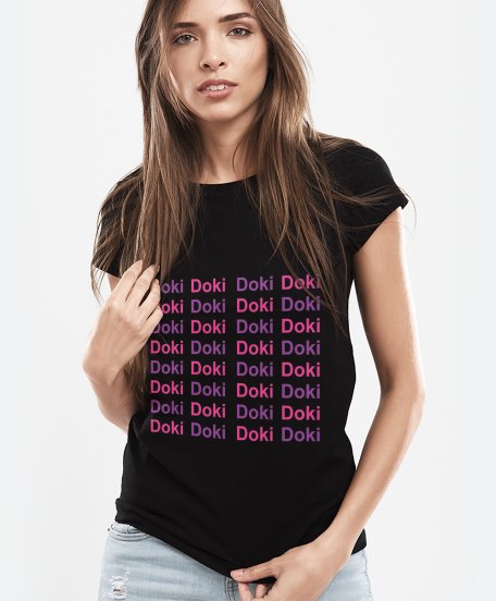 Жіноча футболка Doki Doki Literature Club!