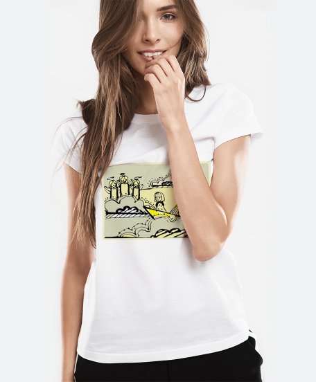 Жіноча футболка Подорож на кораблику