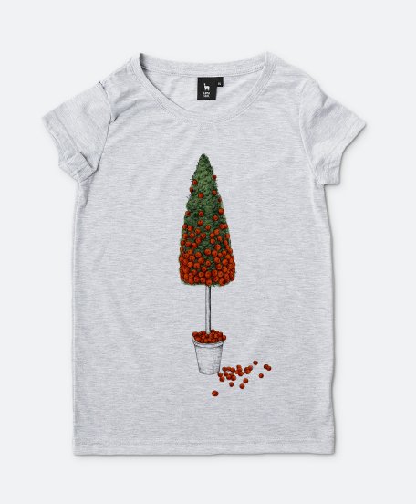 Жіноча футболка Christmas tree