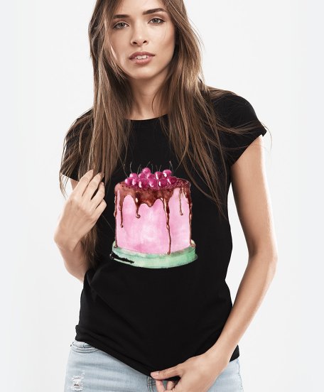 Жіноча футболка Сладкий торт