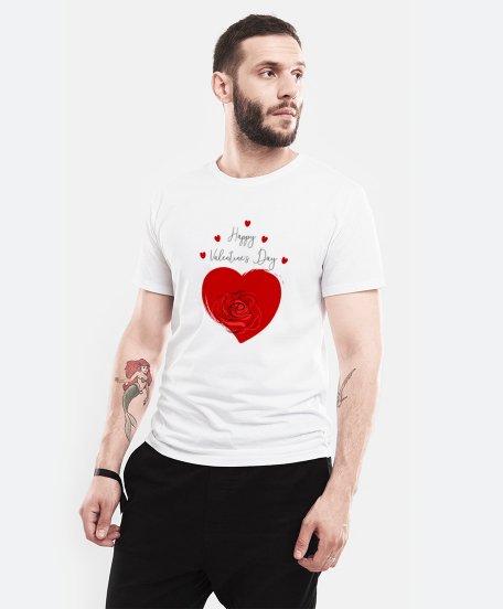 Чоловіча футболка Happy Valentine's Day