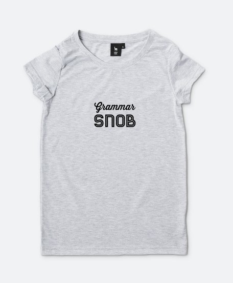 Жіноча футболка Grammar snob