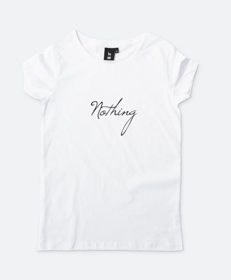 Жіноча футболка Nothing