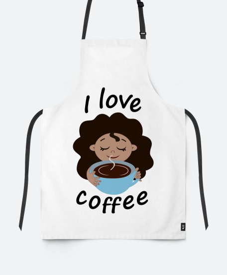 Фартух I love coffee