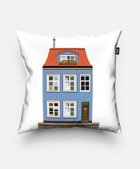 Подушка квадратна Small house