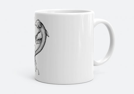 Чашка Влюбленные дельфины