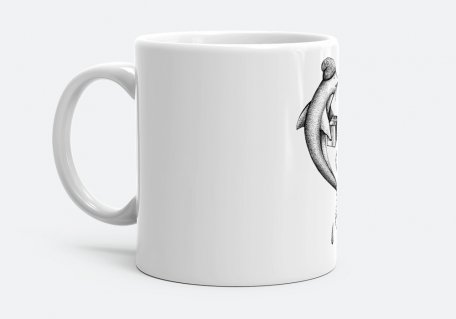 Чашка Влюбленные дельфины