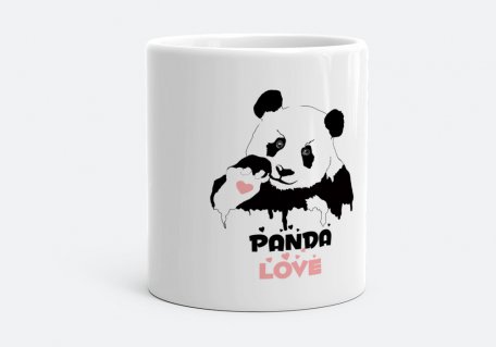 Чашка Панда -love
